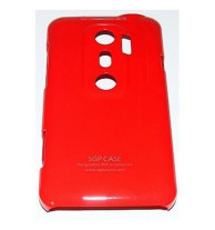Твърд гръб SGP за HTC EVO 3D червен